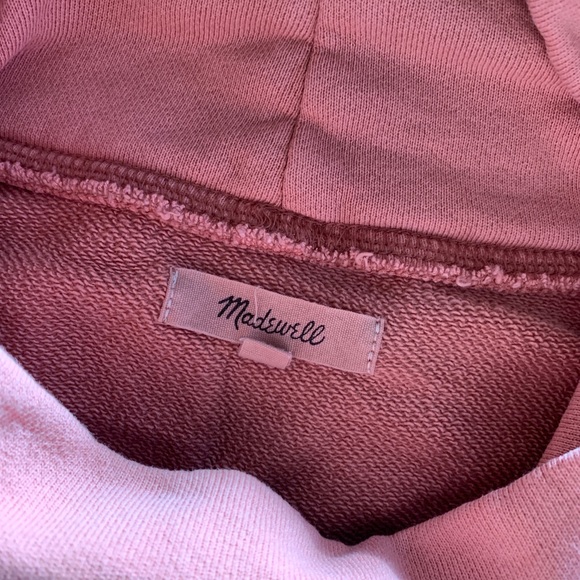 Madewell Rose Pink Turtle Neck Sweatshirt - Picture 3 of 3